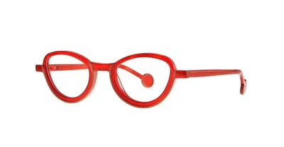 Theo Eyewear Eyeglasses In Red
