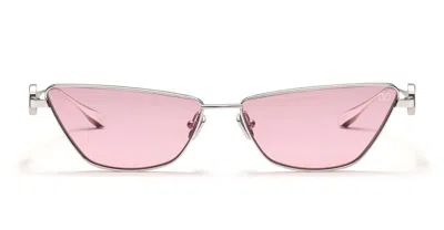 Valentino Eyewear Cat-eye Frame Sunglasses In Silver