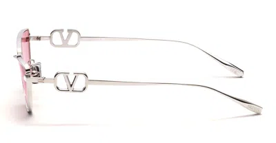 Valentino Eyewear Cat-eye Frame Sunglasses In Silver
