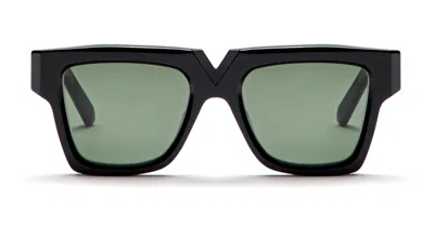 Valentino V-gold-i - Black Sunglasses In Black