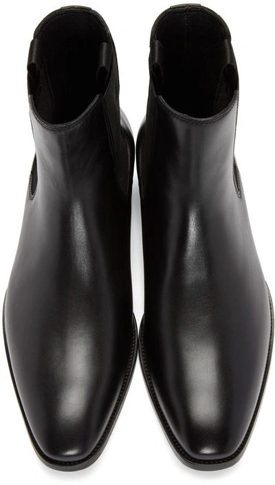 Shop Marc Jacobs Black Leather Chelsea Boots