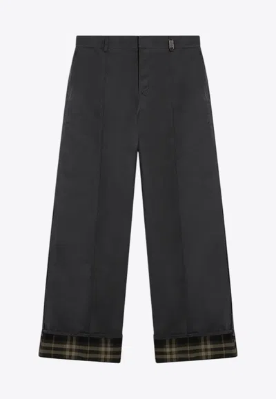 BURBERRY STRAIGHT-LEG TAILORED PANTS 