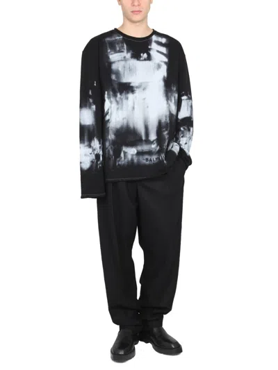 Balmain Felpa Con Stampa