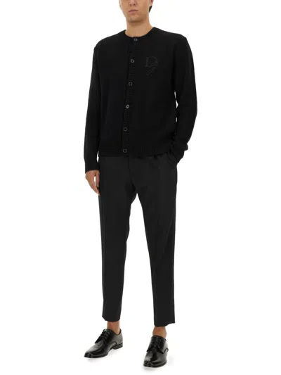 Dolce & Gabbana Black Nylon Blend Cardigan