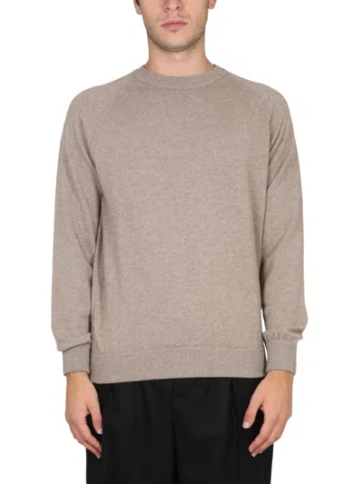 Drumohr Cashmere Sweater With Cross-neck Design