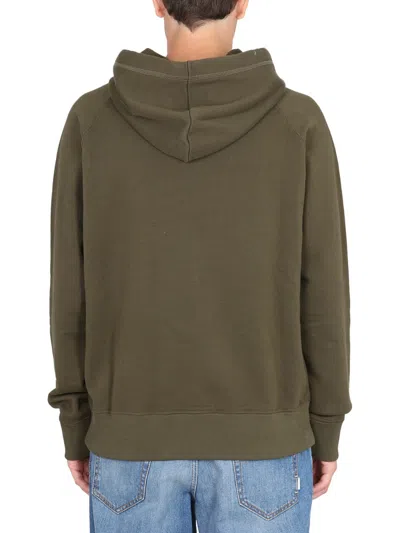 Fay Archive Logo Print Drawstring Hoodie