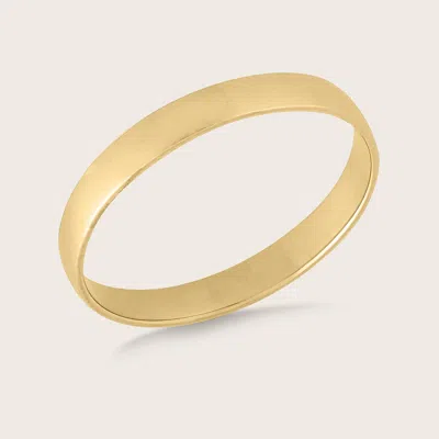 Pajure 14k Yellow Gold Bold Stacker Band Ring In Gold
