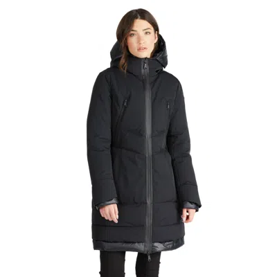 Pajar Rimi Mid Length Parka With Fixed Hood In Black
