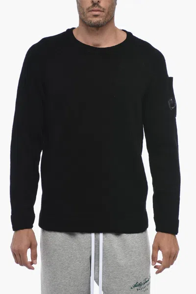 C.p. Company Cotton Crewneck Sweatshirt In Black