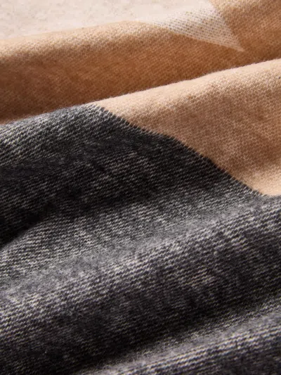 Faherty Thunder Voice Eagle Brushed Recycled Cotton Blanket In Iron Ridge