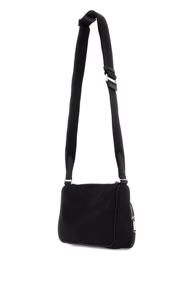 Bally Men's Nylon Shoulder Bag With Adjustable Strap In Black