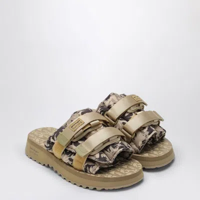 Palm Angels Round Head Slippers In Multicolor