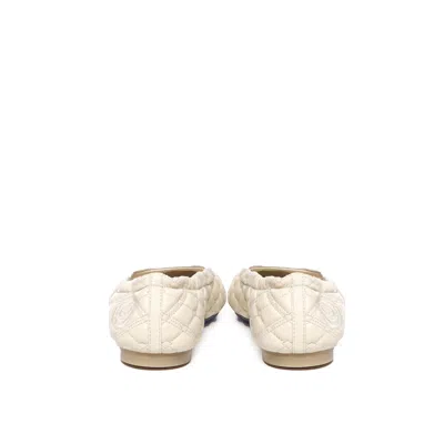 Burberry Sadler Leather Ballerina Flats Women