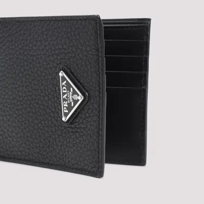 Prada Men  Billford Wallet In Black