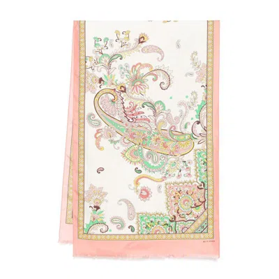 Etro Paisley-print Scarf In Multicolor