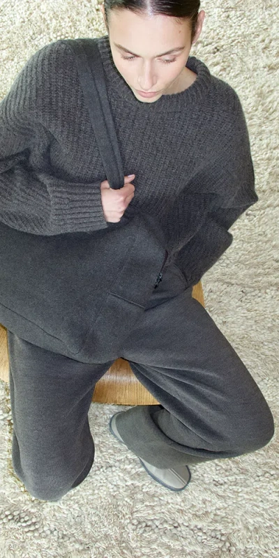 Aya Muse Knit Wool-blend Cargo Pants