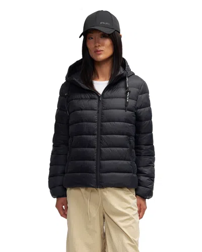 Pajar Women's Kateri Light Weight Boxy Puffer In Black
