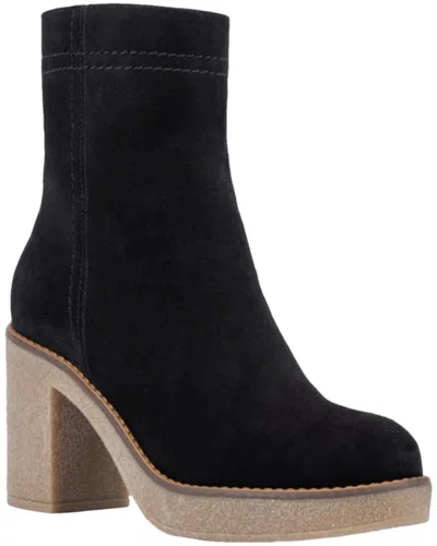 Aquatalia Chara Weatherproof Suede Boot In Black