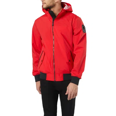 Pajar Men's Halcyon Bomber Rain Jacket With Removable Hood In Multi