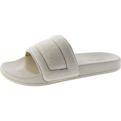 Kenneth Cole Reaction Screen Quilted Mens Slip On Outdoors Slide Sandals In Beige