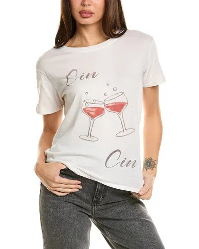 Project Social T Cin Cin T-shirt In White