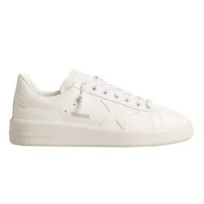 Golden Goose Purestar Bio-based White Star And Heel Tab Men's Sneakers In Multi
