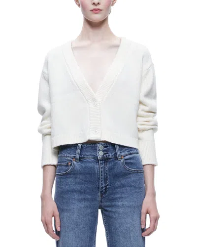 Alice And Olivia Rutson Cardigan In White