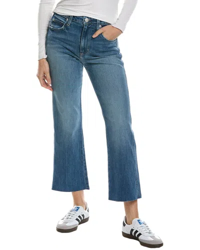 Amo Denim Amo Patience High-rise Kick Crop Jean In Blue