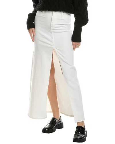 Alice And Olivia Rye High Rise Maxi Skirt In White