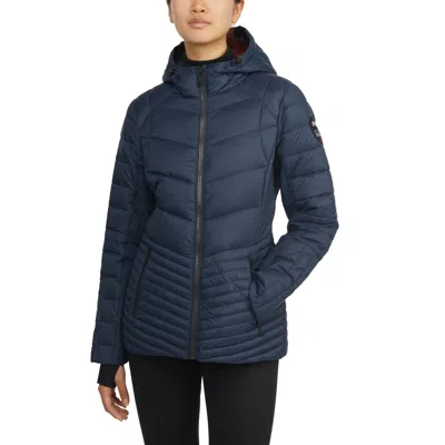 Pajar Women's Sunnybrooke Light Weight Core Fit Puffer In Blue