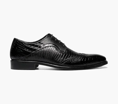 Stacy Adams Men's Gregorio Wingtip Oxford Shoes In Black In Black