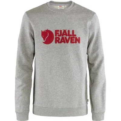 Fjall Raven Men's Logo Sweater In Grey/melange In Multi