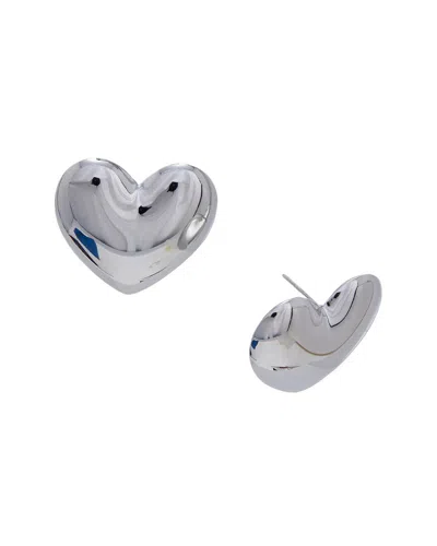 Dannijo Oversized Puffy Heart Studs In Multi