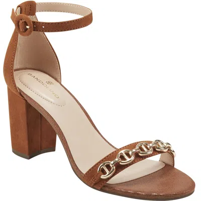 Bandolino Abilyn2 Womens Round Toe Ankle Strap Heels In Multi