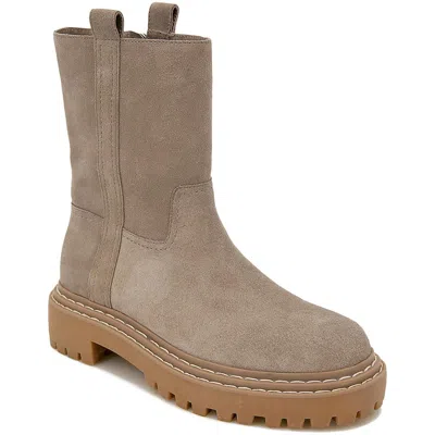 Splendid Adria Womens Leather Pull On Mid-calf Boots In Multi