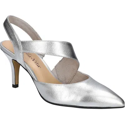 Bella Vita Arabella Slingback Pointed Toe Pump In Multi