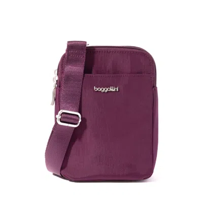 Baggallini Modern Take Two Rfid Crossbody Bag In Red