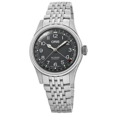 Oris Big Crown Pointer Date Black Dial Steel Unisex Watch 01 754 7749 4064-07 8 17 22 In Black