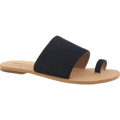 Array Venice Womens Toe Loop Slip On Flat Sandals In Multi
