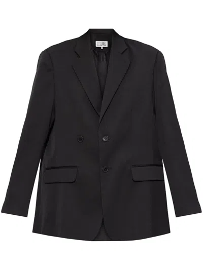 Mm6 Maison Margiela Panelled Jacket In Black