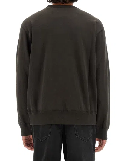 Isabel Marant Marant Relaxed-fit Black Sweatshirt With Subtle Logo