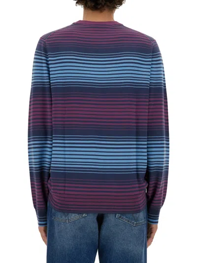 Ps By Paul Smith Ps Paul Smith Relaxed-fit Striped Merino Wool Sweater
