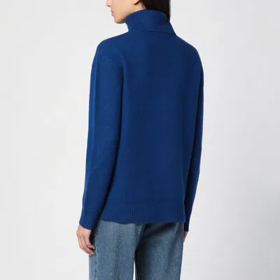 Apc Sophisticated Turtleneck Sweater For Women In Navy