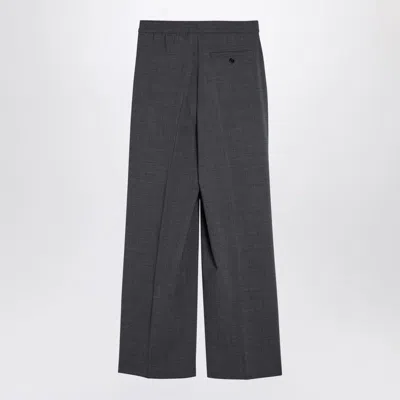 Department Five Wool-blend Tailored Pants In Navy