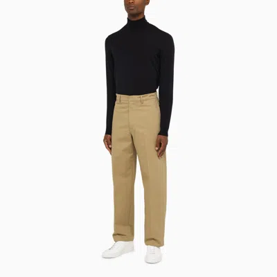Drumohr Elegant Blue Merino Wool Turtleneck Sweater For Men In Black