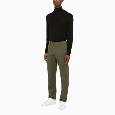 Drumohr Elegant Blue Merino Wool Turtleneck Sweater For Men In Black