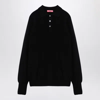 Drumohr Platinum-coloured Wool Polo Jumper In White
