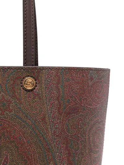 Etro Essential Handbag In Brown