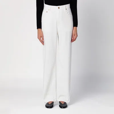 Golden Goose High-rise Wide-leg Jeans In White