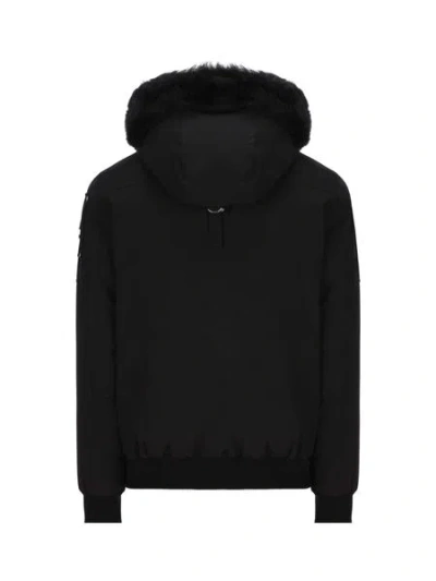 Moose Knuckles Ballistic Bomber Jacket In Black